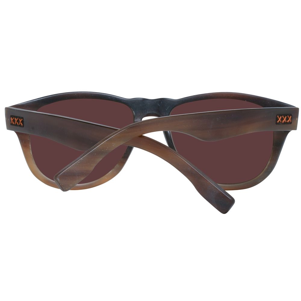 Zegna Couture Brown Men Sunglasses