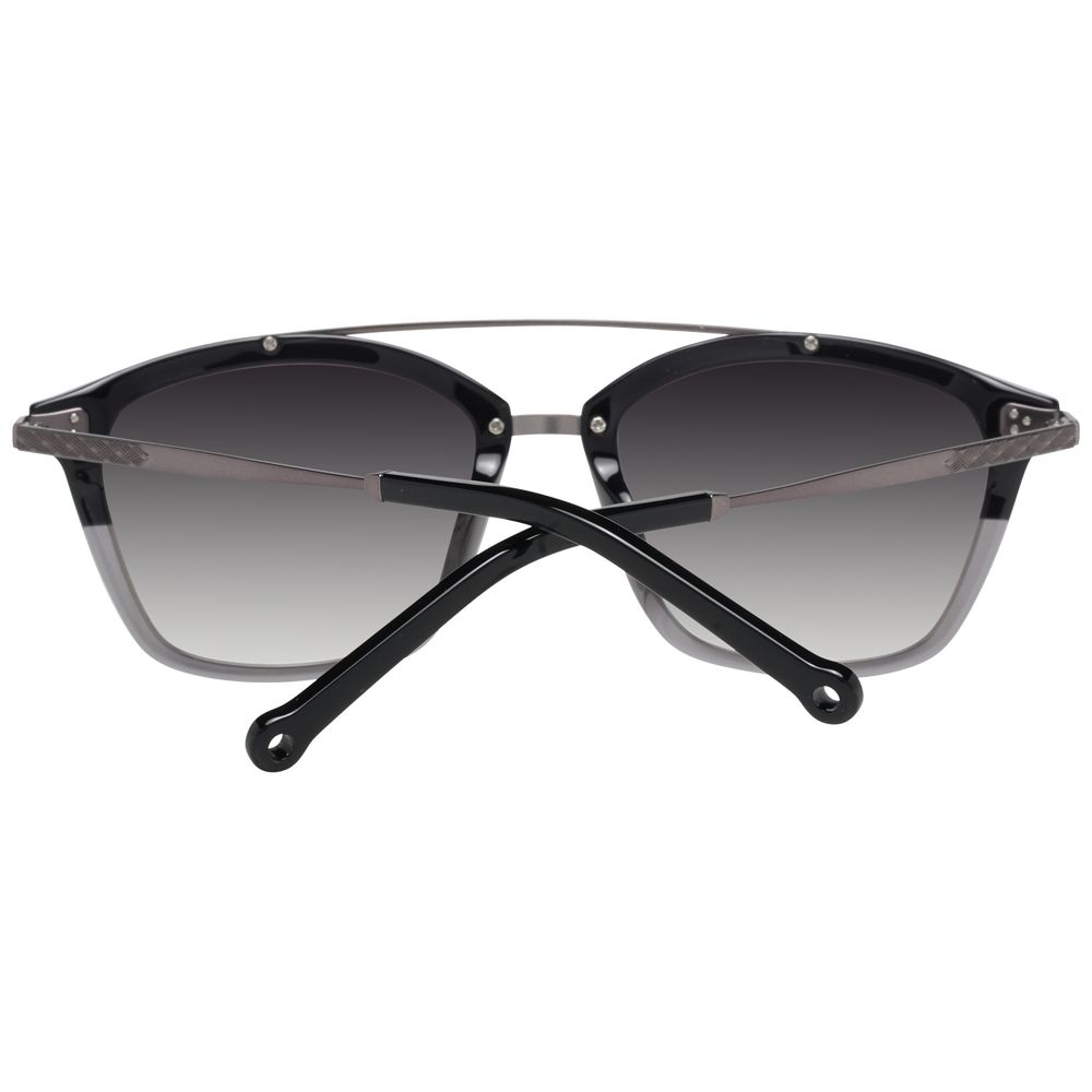 Hally & Son Black Unisex Sunglasses