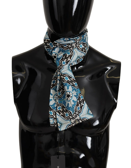 Dolce & Gabbana Majestic Silk Majolica Scarf