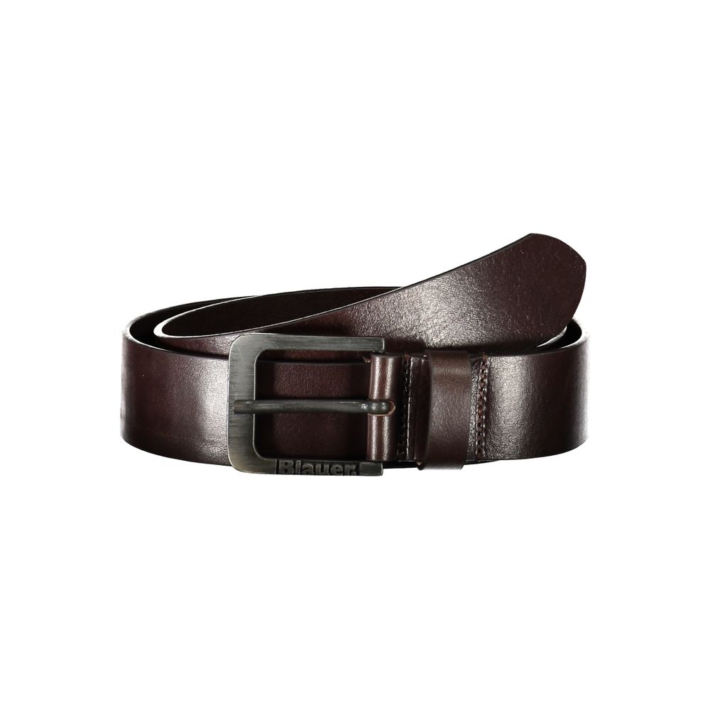 Blauer Elegant Iron Leather Belt with Metal Buckle