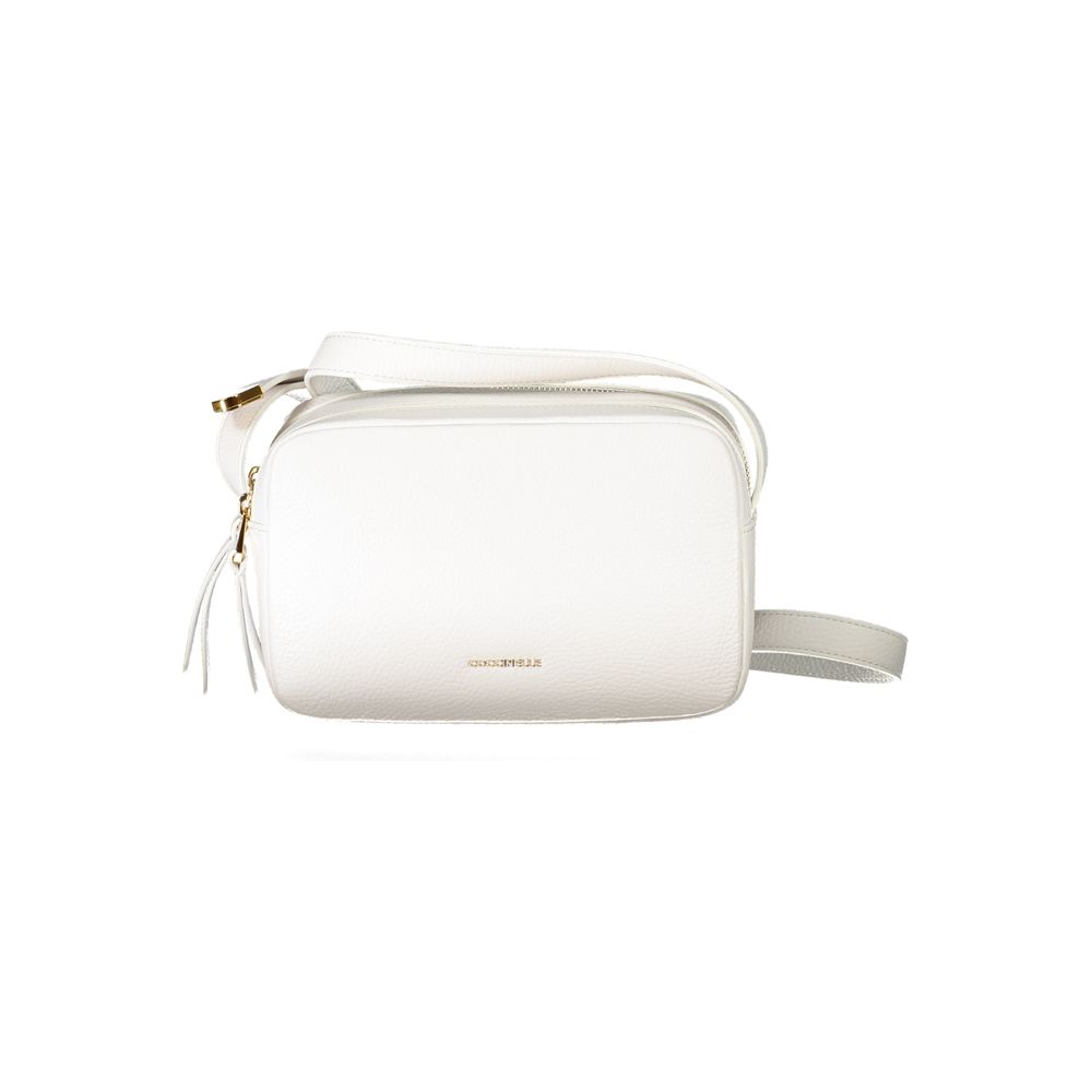 Coccinelle White Leather Handbag