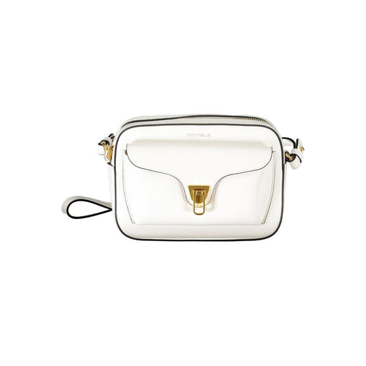 Coccinelle White Leather Handbag