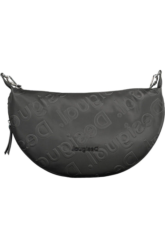 Desigual Chic Black Expandable Shoulder Bag