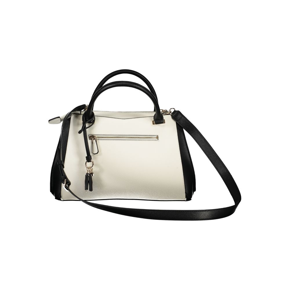 Guess Jeans White Polyethylene Handbag