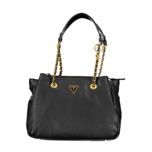 Guess Jeans Black Polyethylene Handbag