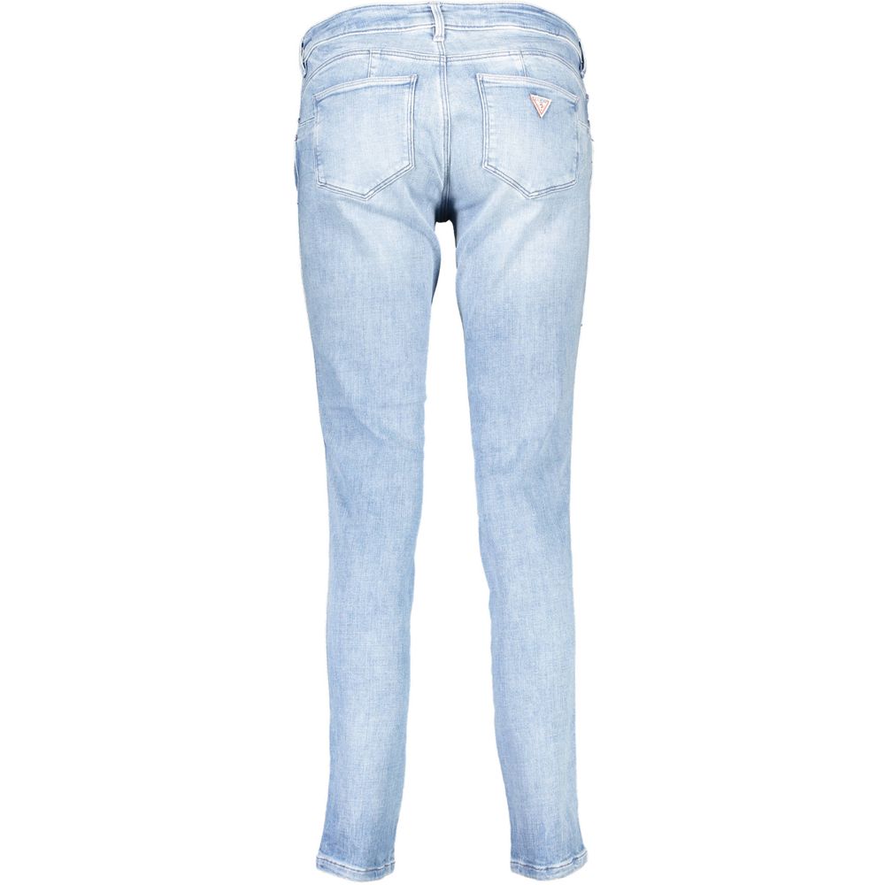 Guess Jeans Chic Skinny Mid-Rise Light Blue Jeans