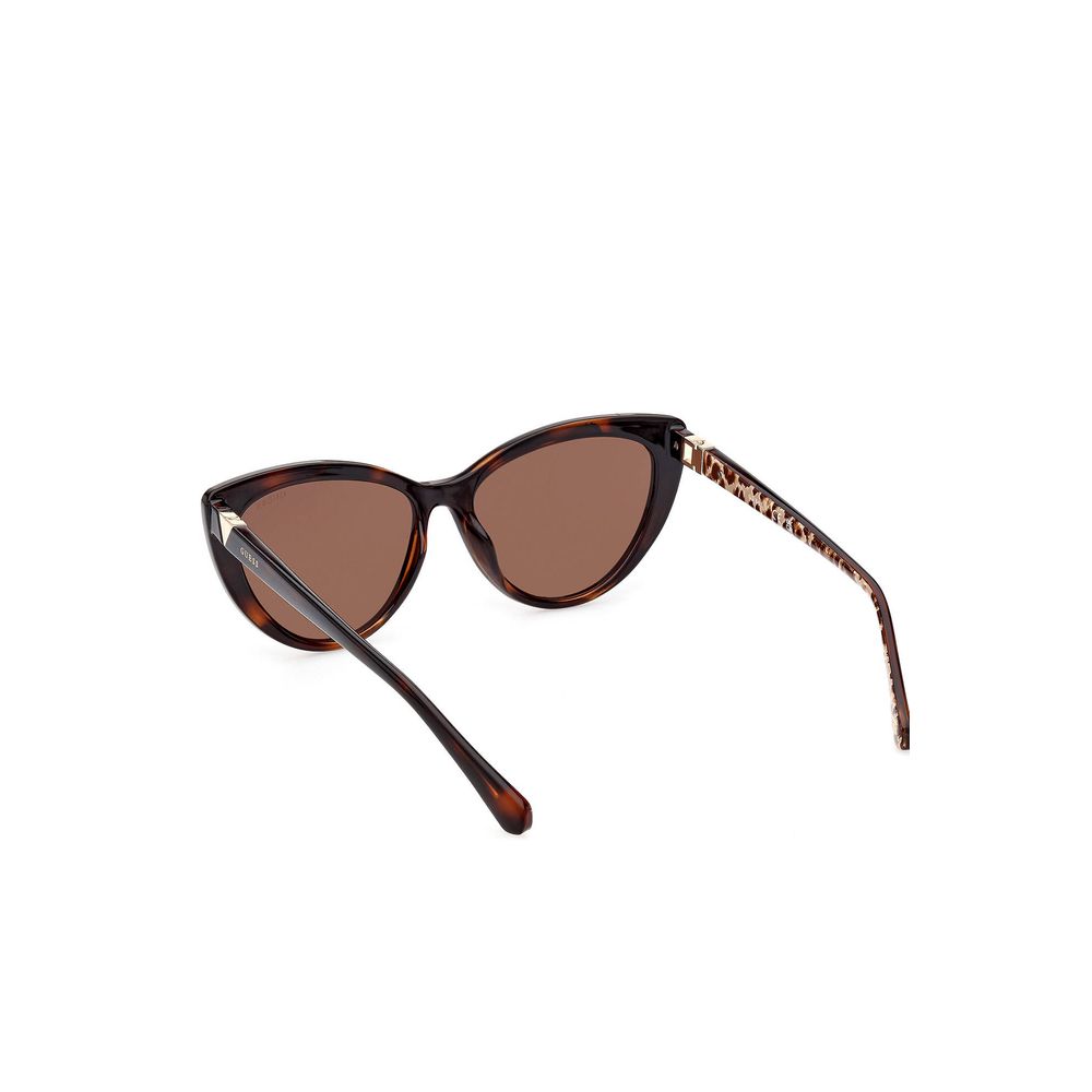 Guess Jeans Chic Teardrop Brown Lens Sunglasses