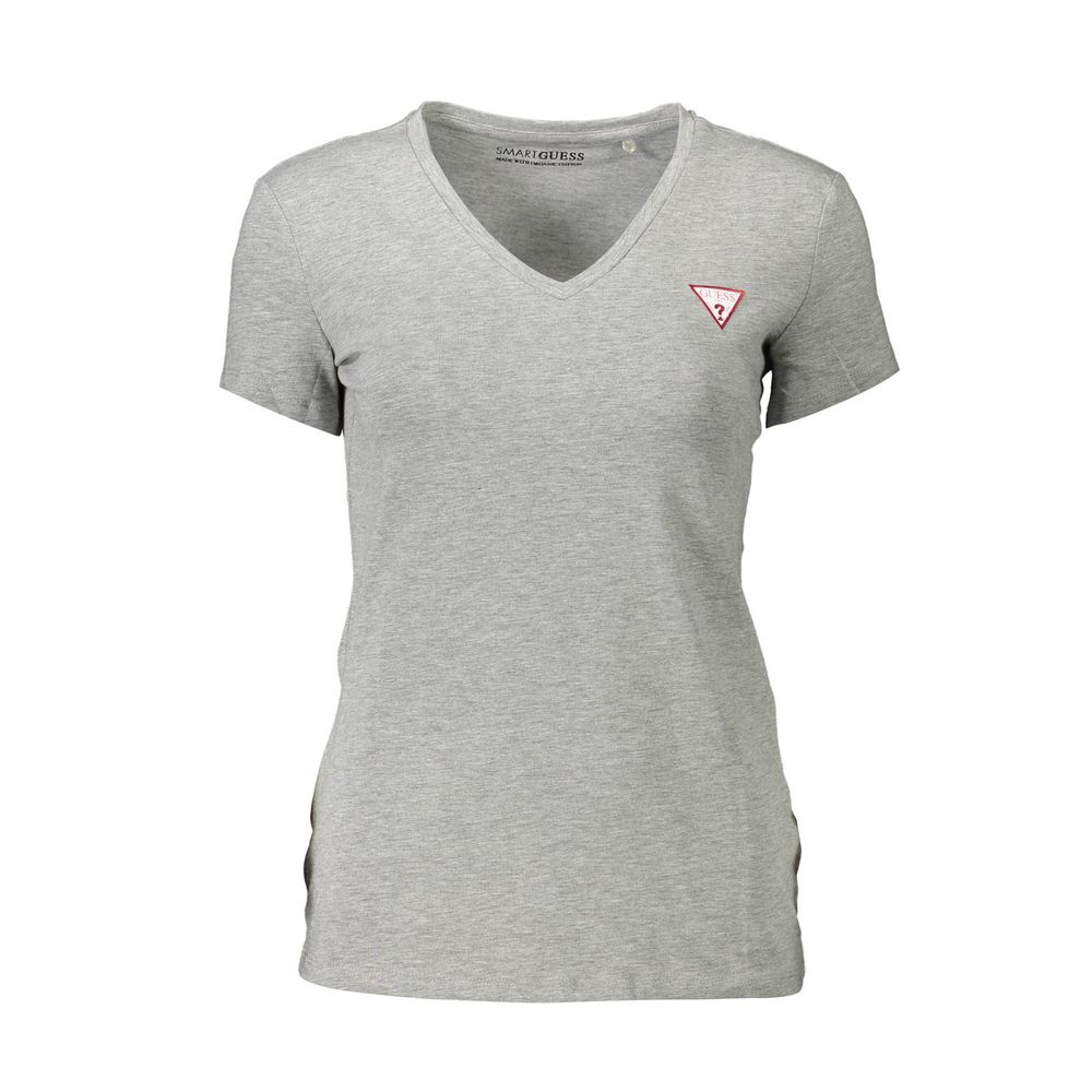 Guess Jeans Gray Cotton Tops & T-Shirt