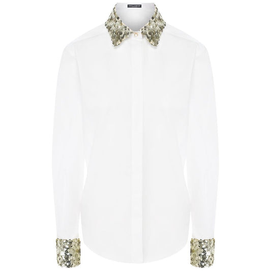 Dolce & Gabbana White Cotton Shirt