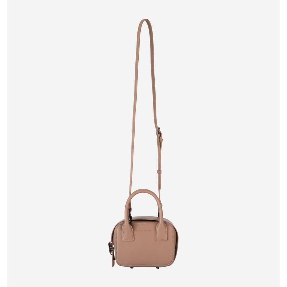 Chiara Ferragni Beige Fabric Handbag